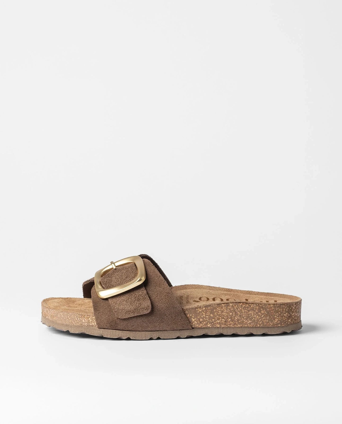 JERBA-114 Sandalia plana NOBUCK mocha | Bildmaterial bereitgestellt von SHOES.PLEASE.