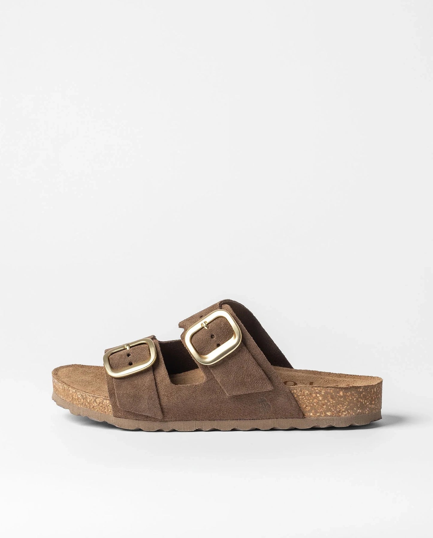 JERBA-700 Sandalia plana NOBUCK mocha | Bildmaterial bereitgestellt von SHOES.PLEASE.