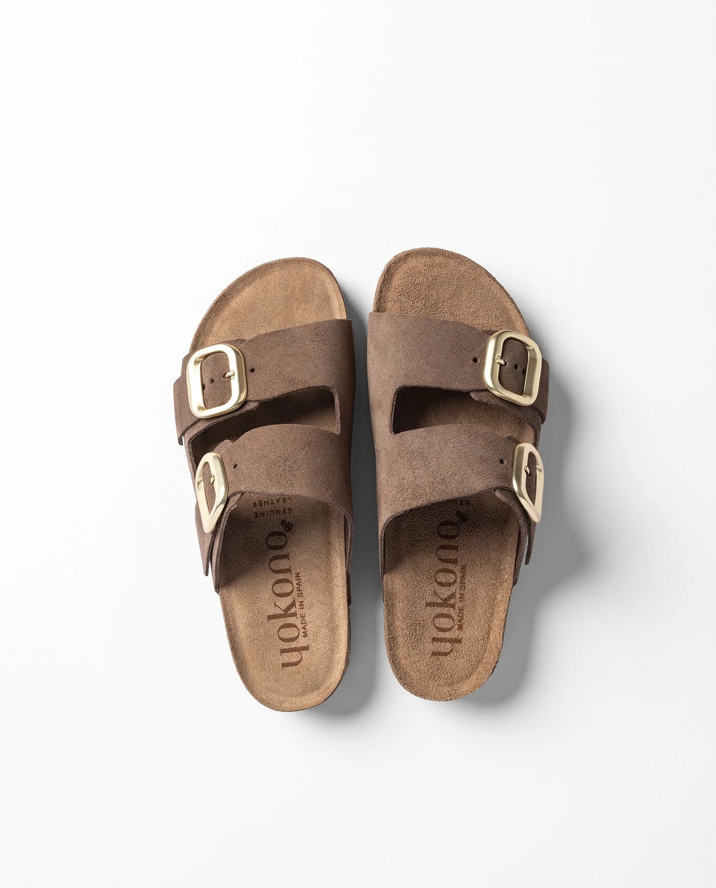 JERBA-700 Sandalia plana NOBUCK mocha | Bildmaterial bereitgestellt von SHOES.PLEASE.