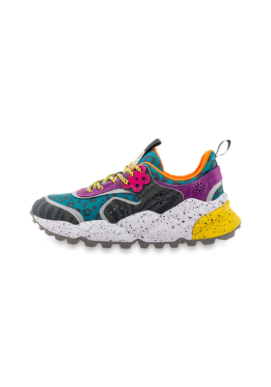 Kotetsu Wmn Suede/Nylon Animal Print Mil