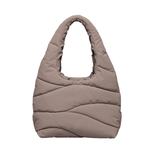 Wavy Puffer Shoulder Bag oyster
